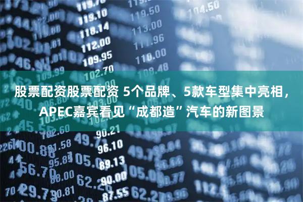 股票配资股票配资 5个品牌、5款车型集中亮相，APEC嘉宾看见“成都造”汽车的新图景